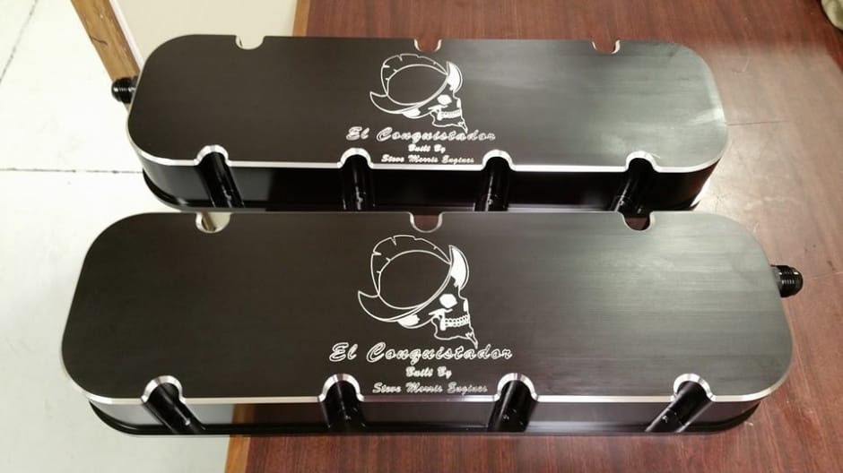 Billet SBC/BBC Valve Covers Steve Morris Engines