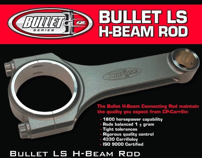 CP Carrillo C-LS-61257W Bullet H Beam Rods