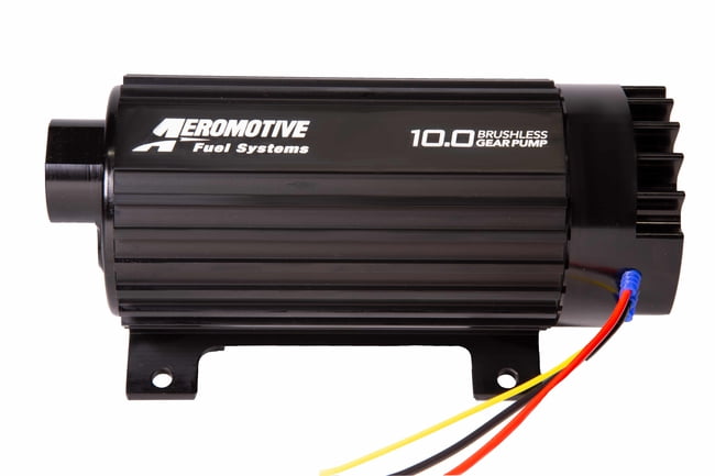 Aeromotive 11198 10.0 GPM Brushless Spur Gear Fuel Pump with True Variable Speed Control, In-Line
