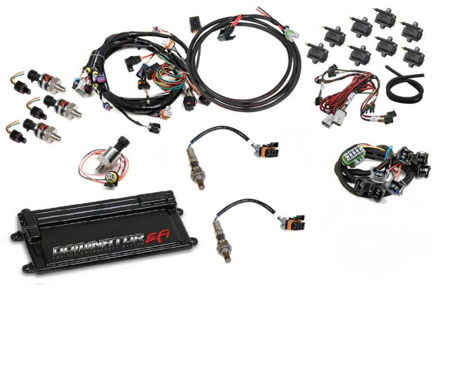 HOLLEY DOMINATOR Kit, Supercharger, 8 INJ, CNP, DUAL WBO2 Steve