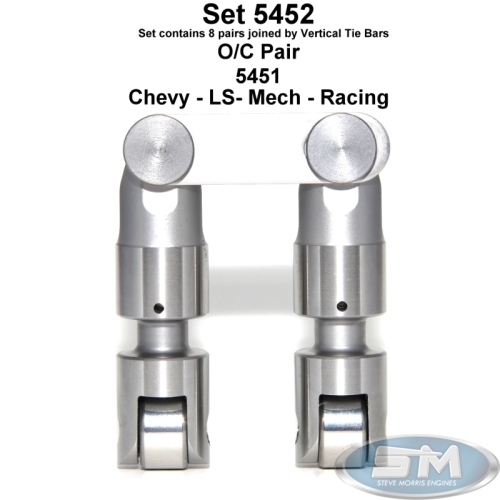 Morel 5452 LS .842D Solid Roller Lifter Steve Morris Engines