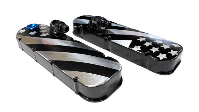 Billet BBC Valve Covers
