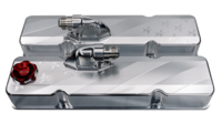 Billet Conventional SBC valve covers