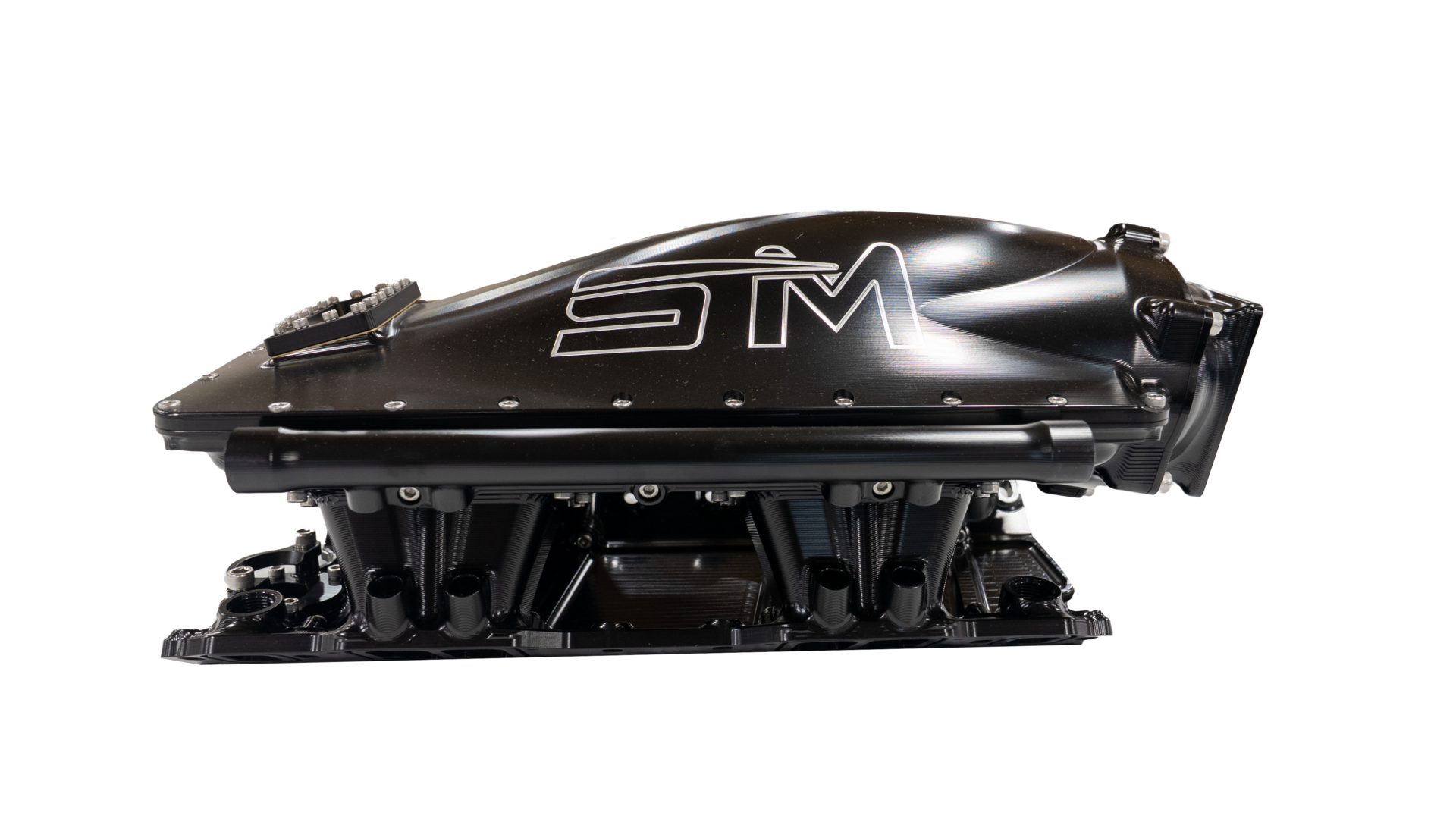 Shaun's Custom Alloy Billet SBC Intake Manifold - Steve Morris Engines