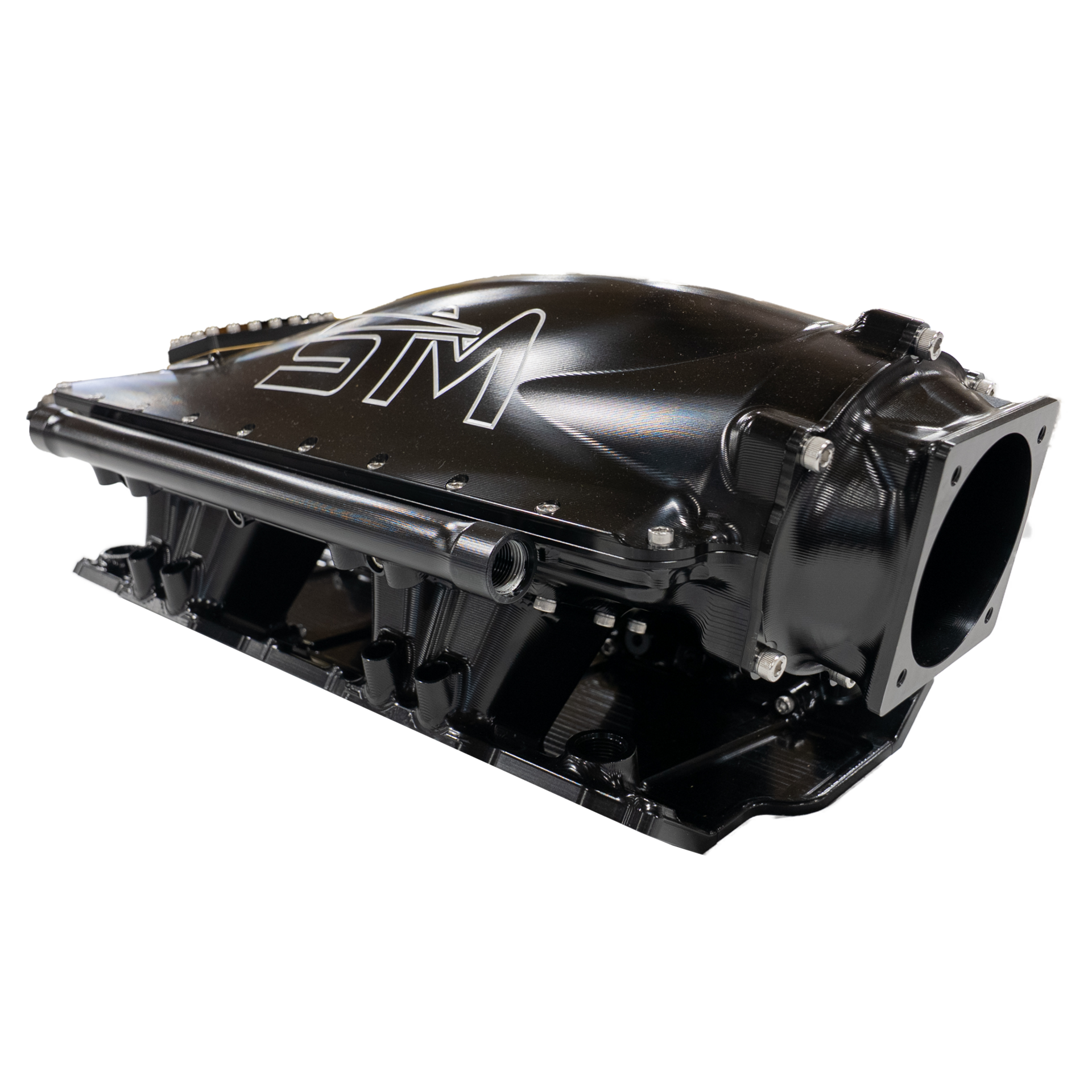 Sandy Engine Intake Shaun's Custom Alloy Billet SBC Intake Manifold - Steve Morris Engines