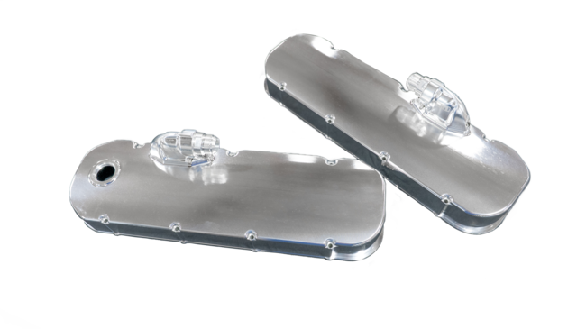 Billet BBC Valve Covers