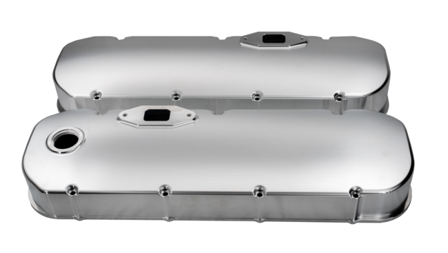 Billet BBC Valve Covers